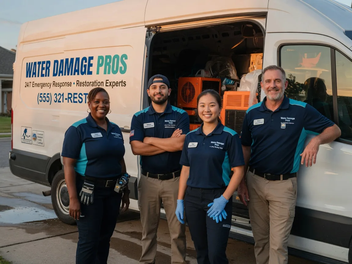 Water Damage Restoration company in Burbank, SD